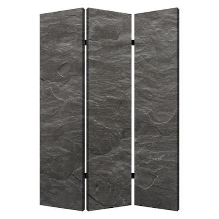Screen Gems Black Slate Room Divider- 3 Panel SG-178